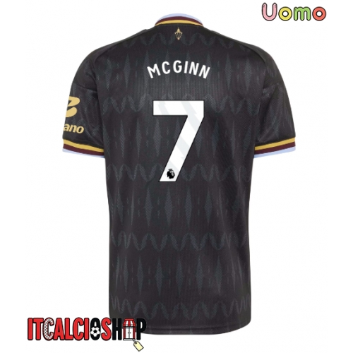 Aston Villa John McGinn #7 Seconda Maglia 2026-27 Manica Corta